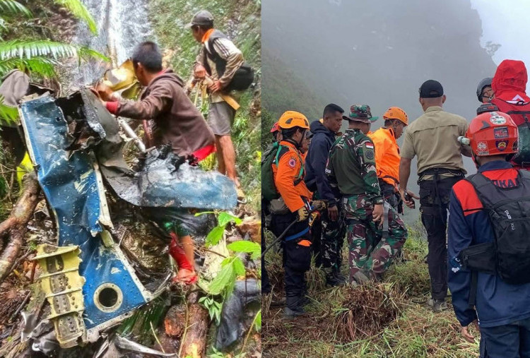 6 Korban Pesawat ATR 24-500 Ditemukan Tim SAR, Basarnas: Evakuasi Terkendala Cuaca  