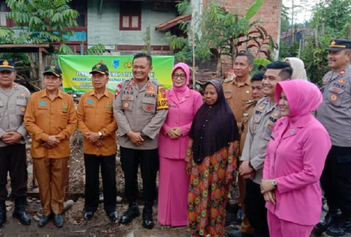 Baznas Lahat dan Polres Lahat Kerja Sama Wujudkan Bedah Rumah di Tanjung Payang