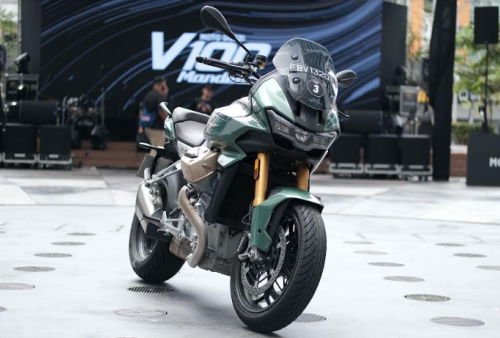 Debut, Moto Guzzi V100 Mandello Meluncur di Pasar Asia Pasifik!