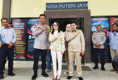 Siti Nurizka Sambangi Polres dan Lapas Surulangun Muratara