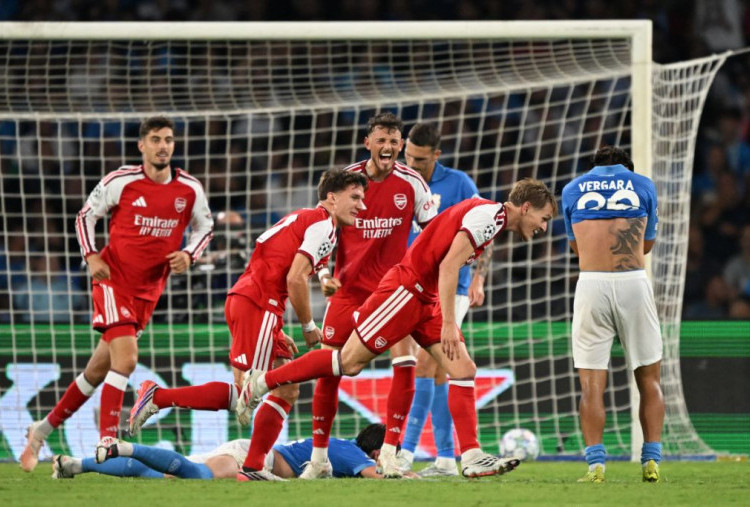 Napoli vs Arsenal 0-1: Odegaard Jadi Penentu Kemenangan The Gunners
