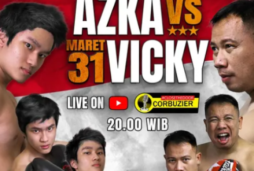 Link Live Streaming dan Jam Tayang Duel Tinju Azka Corbuzier vs Vicky Prasetyo Hari Ini, Wajib Nonton Nih!