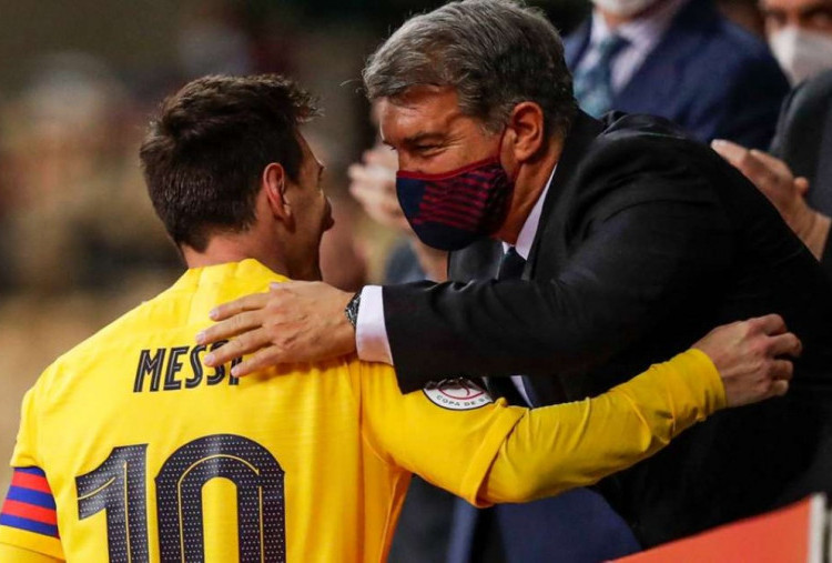 Messi Bisa Kembali Kapan Saja, Laporta: Barcelona Selalu Terbuka Untuknya