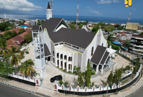 Gereja Katedral Keuskupan Kupang Diresmikan Presiden, Siap Sambut Natal 