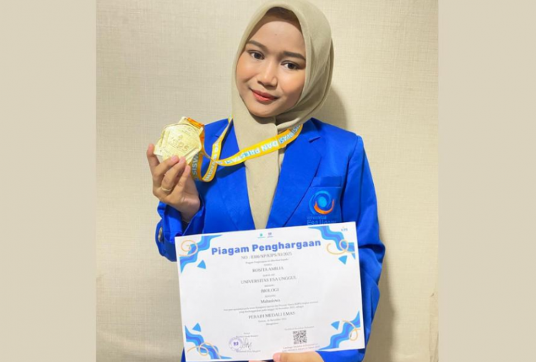 Mahasiswa Ilmu Gizi Universitas Esa Unggul Raih Medali Emas Olimpiade Biologi Tingkat Nasional