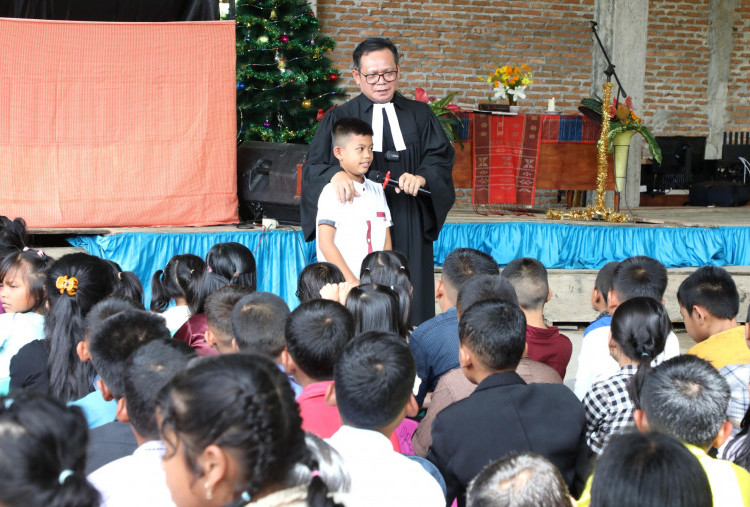 Perayaan Natal di Tapanuli Utara Kenang Jasa 'Juru Selamat' dan Ajarkan Anak-Anak untuk Mencintai Bumi 