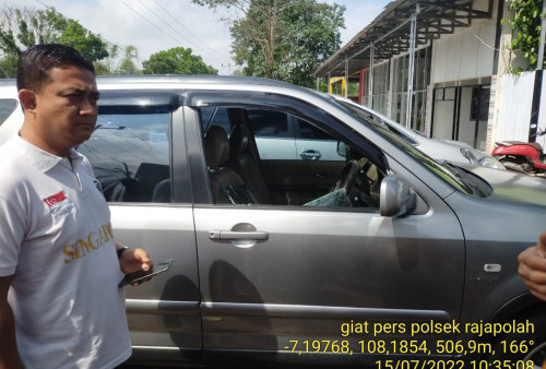 Pencurian Modus Pecah Kaca Mobil Beraksi di Rajapolah, Bawa Kabur Tas Hitam di Mobil CRV 