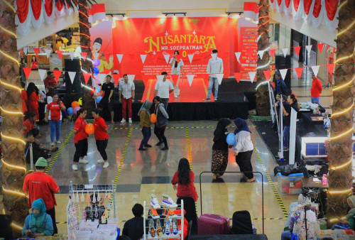 Hari Kedua Event Nusantara W.R. Soepratman 9.0 di Kaza Mall, Balap Karung dan Kempit Balon, Mbledos!