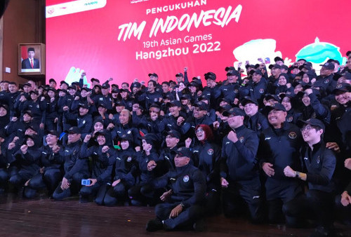 413 Atlet Indonesia Resmi Diberangkatkan ke Asian Games 2023
