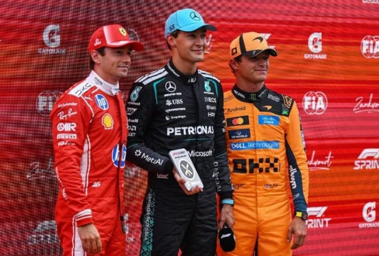 Hasil F1 GP Belanda 2026: Russell Finis Pertama di Zandvoort, Duo Mercedes Dominasi Sprint