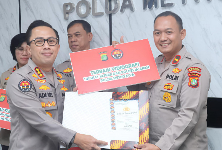 Ukir Prestasi, Humas Polresta Bandara Soetta Raih Penghargaan dari Polda Metro Jaya