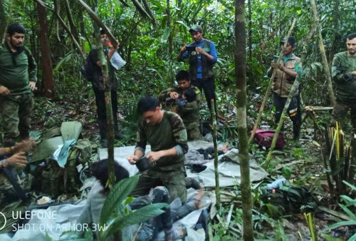 4 Anak Selamat Setelah 5 Minggu Hilang di Hutan Kolombia Akibat Kecelakaan Pesawat