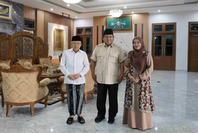 Prabowo Sambangi Kediaman Ma’ruf Amin, Seskab: Bahas Pembangunan Bangsa
