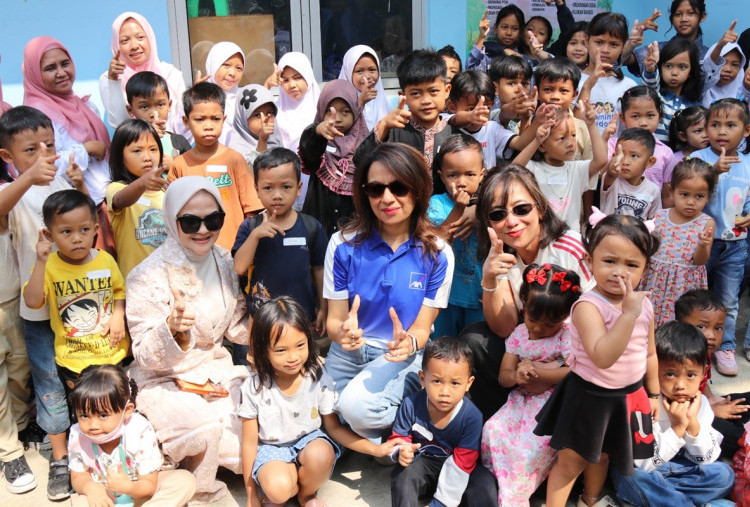 AXA Financial Indonesia Perkuat Layanan Anak dan Kesehatan, PAUD-Posyandu Seroja 2 Direvitalisasi