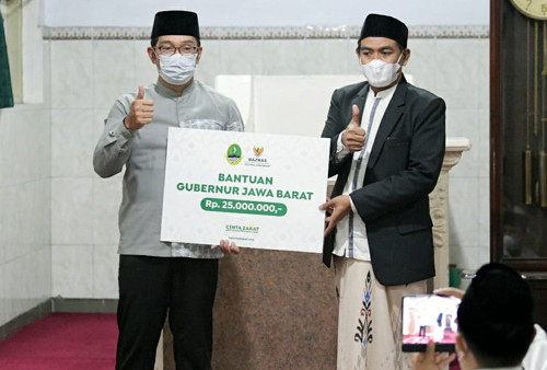 Subuh Berjamaah, Ridwan Kamil Minta DKM Jaga Masjid ”Musafir”