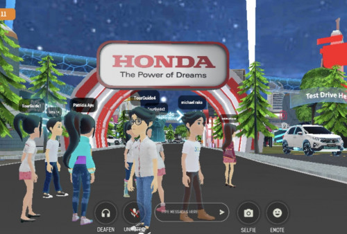 Kolaborasi Honda dan Telkom Hadirkan Dunia Virtual MetaWorld, Pengguna Bisa Saling Terhubung