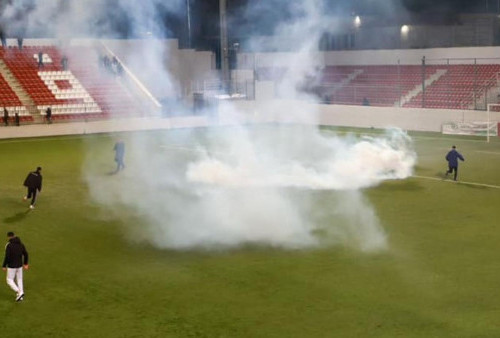 Israel Tembak Gas Air Mata ke Stadion saat Final Sepak Bola Palestina, Pemain dan Puluhan Suporter Terluka