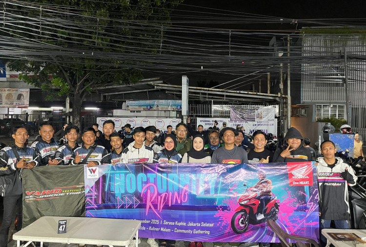 Nocturnity Riding Bareng Wahana, Komunitas Honda Vario Ngobrol Modif Juga Riding Malam