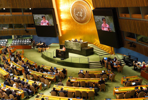 Tegas! Menlu Retno Marsudi Kecam Serangan Israel di Depan Majelis Umum PBB