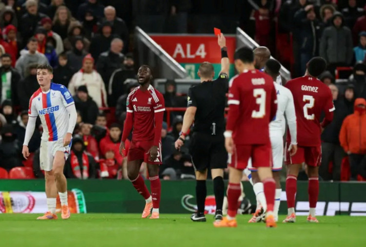 Liverpool vs Crystal Palace 0-3, The Reds Tersingkir dari Carabao Cup dengan Memalukan