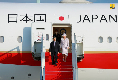 Foto-Foto Penyambutan Kaisar Naruhito di Bandara Soekarno Hatta