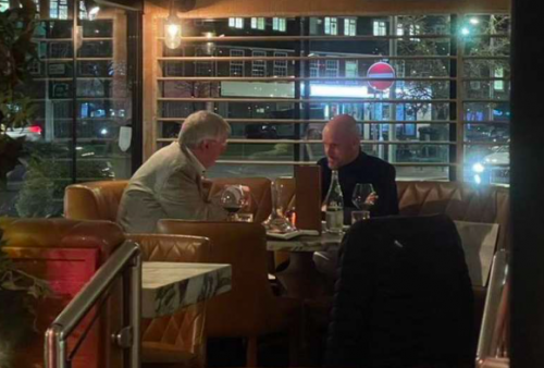 Sir Alex Ferguson Makan Malam dengan Pelatih Manchester United Erik Ten Hag