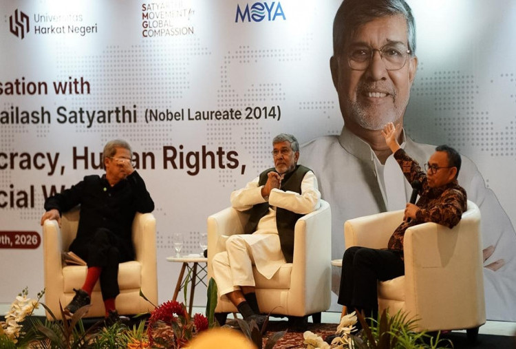 Peraih Nobel Kailash Satyarthi Bicara Demokrasi dan Perlindungan Kelompok Rentan di Indonesia