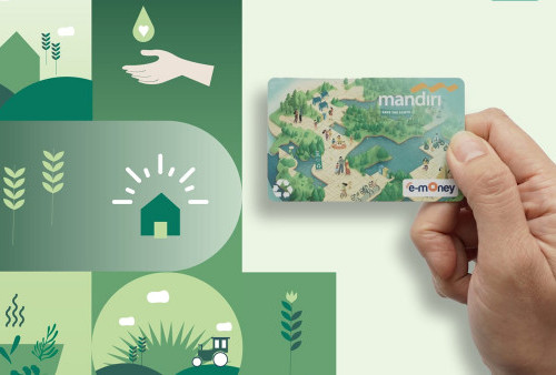 Bank Mandiri Terbitkan Kartu Debit Serta E-money Plastik Daur Ulang Pertama di Indonesia dan Kartu Kredit Virtual Tanpa Kartu Plastik 
