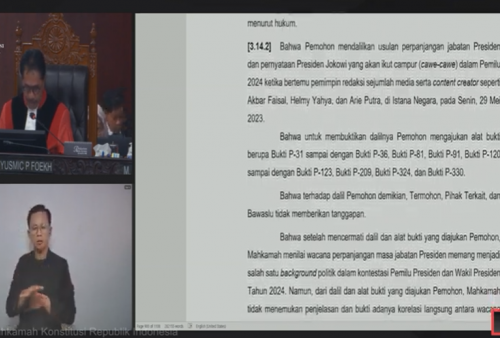 Cawe-Cawe Presiden Jokowi di Pilpres 2024 yang Didalilkan Kubu AMIN Dinilai Tak Beralasan di Putusan MK 