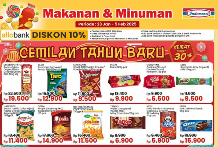 Katalog Promo Indomaret Jelang Imlek 28 Januari 2025, Biskuit Lexus Cuma Rp24.000