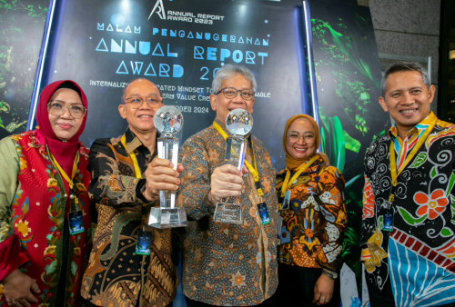 Terapkan GCG Ketat dan Prinsip Bisnis Berkelanjutan, Bank BJB bersama Bank BJB Syariah Raih Annual Report Award 2023