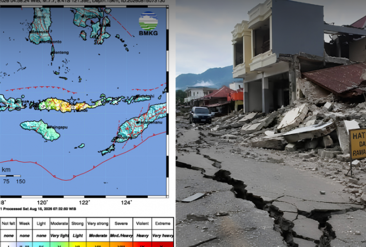 Gempa M7,7 Guncang NTT, BNPB Kerahkan Tim dan Helikopter