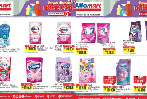 SERBU! Katalog Promo Alfamart Hari Ini 18 Agustus 2024 Spesial HUT RI, Detergen Mulai Rp9 Ribuan