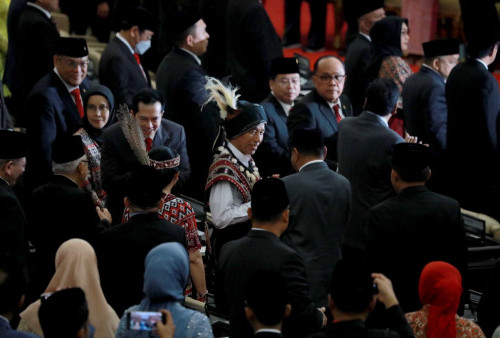 Sidang tahunan ini beragendakan pidato kenegaraan Presiden Joko Widodo (Jokowi). Hadir berbagai tamu undangan mulai dari Anggota DPR-DPD, Mantan presiden dan wakil presiden RI, menteri kabinet hingga dua besar negara- negara.(Raka Denny/Harian Disway)