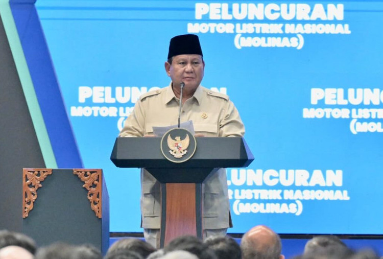 Prabowo: Motor Listrik Bisa Hemat Biaya Bahan Bakar Hingga 70 Persen