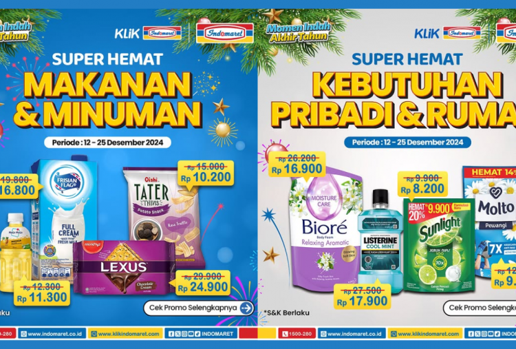 Promo Indomaret Super Hemat Hari ini 15 Desember 2024, Sabun Mandi Cair Mulai Rp16.000 