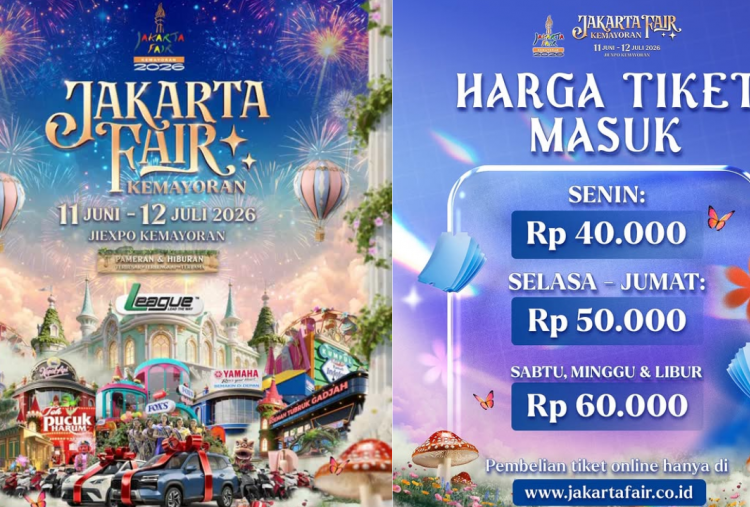 Harga dan Cara Beli Tiket Jakarta Fair 2026, Dijual Mulai Rp40 Ribu