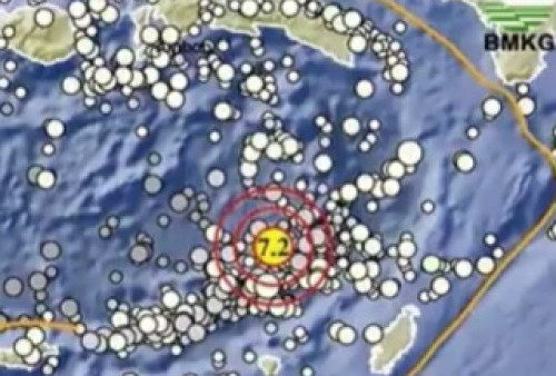 Gempa Magnitudo 7,2 Guncang Tanimbar, Maluku Dengan Kedalaman 10 Km, Rabu 8 November 2023