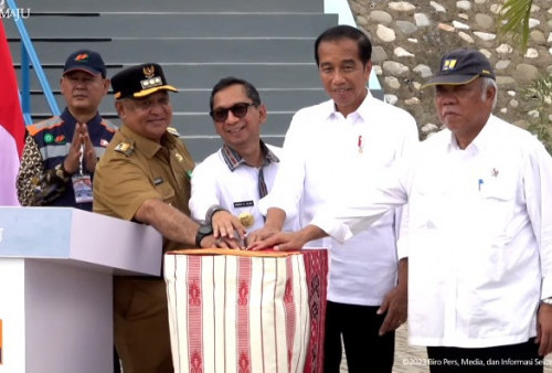 Jokowi Resmikan SPAM Kali Dendeng, Layani 15 Ribu Sambungan Rumah Tangga  