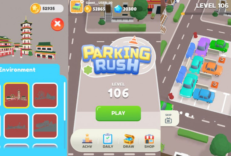 Cara Dapat Saldo DANA Gratis dari Game ParkingRush, Langsung Cair Rp 300.000