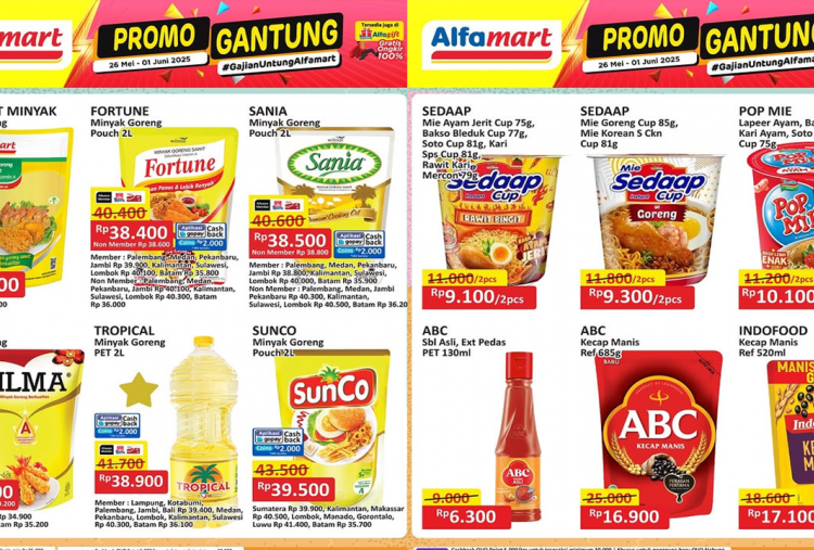 Promo JSM Alfamart Terbaru Hari Ini 31 Mei 2025, Belanja Minyak Goreng Mulai Rp38 Ribuan!