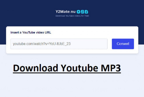 Simpel! Begini Cara Download Lagu MP3 dari YouTube dengan Y2Mate