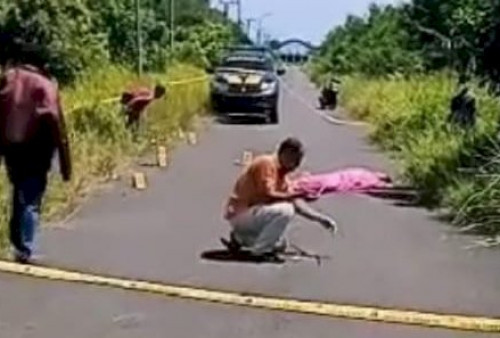 Diduga Dibunuh, Wanita Muda Berbaju Pink Tewas Tergeletak di Jalan Raya 
