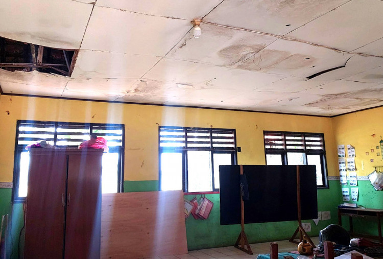 400 Pelajar SDN IV Padurenan Kota Bekasi Ngungsi Belajar ke Perpustakaan dan Musala, Kepala Sekolah: Anggaran BOS Tak Cukup
