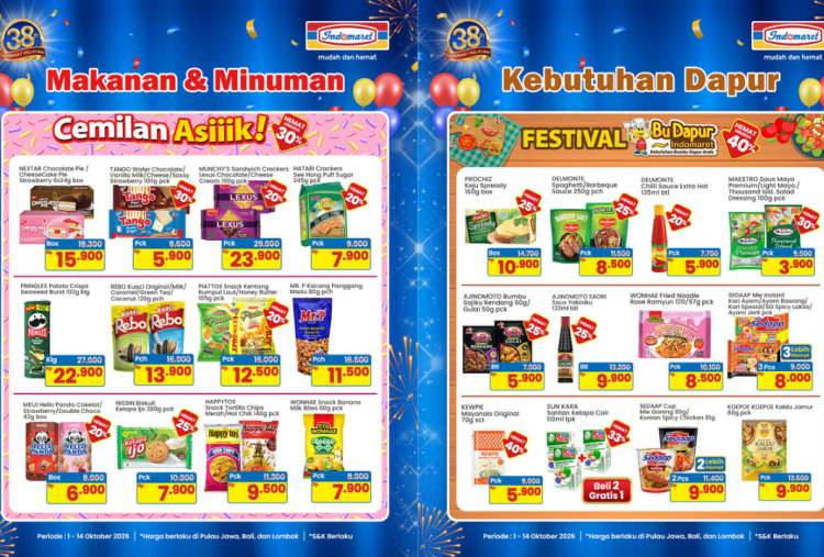 Promo Indomaret Terbaru Hari ini 11 Oktober 2026, Diskon Del Monte Chili Sauce Extra Cuma Rp5 Ribu