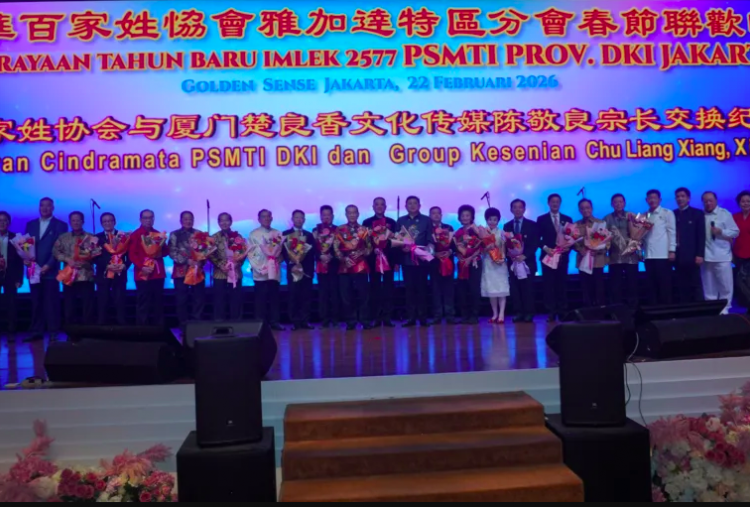 Rayakan Imlek 2026 PSMTI DKI Jakarta, Wilianto Tanta Ajak Pererat Persaudaraan