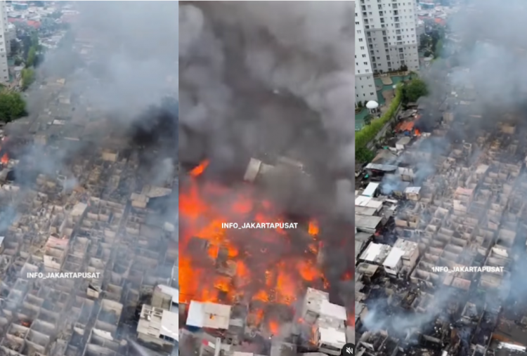 Kronologi Kebakaran Rumah di Kemayoran, Diduga Pemilik Tengah Tidur dan Langsung Dikepung Asap