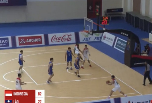 Basket Indonesia Hajar Laos dengan Margin 104 Angka, Netizen: Tim USA Main di SEA Games