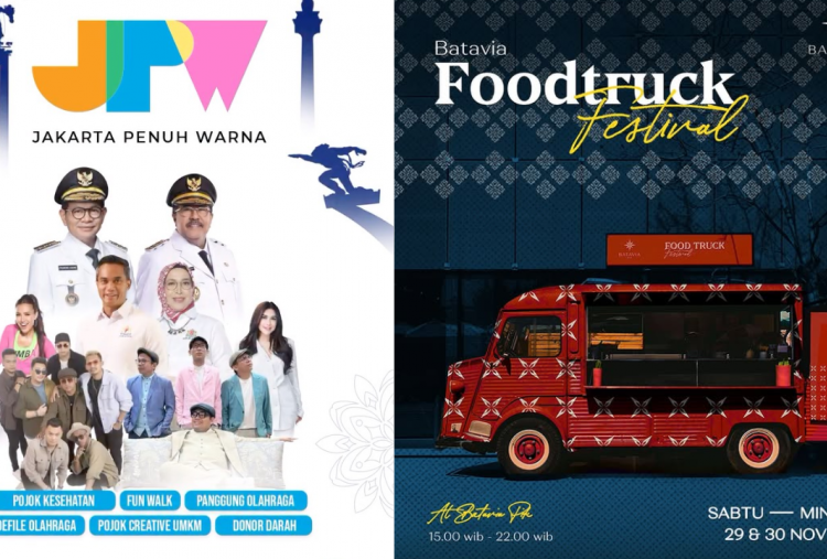 10 Event Jakarta Akhir Pekan 29-30 NOvember 2025, Akhir Bulan Banyak Hiburan Gratis