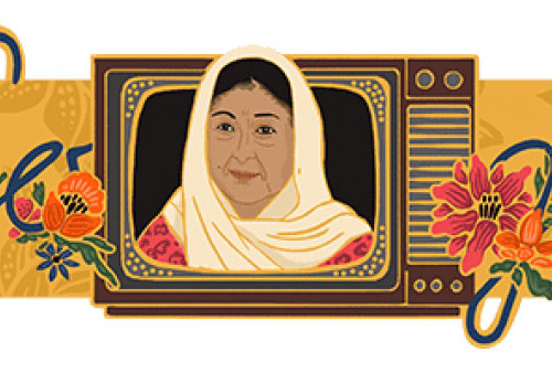 Ulang Tahun, Mendiang Aminah Cendrakasih 'Hadir' Jadi Google Doodle Hari Ini